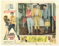 9d891 TICKLE ME LC #5 '65 Elvis Presley laughs at the rain, but Jocelyn Lane is wet & mad!