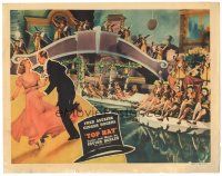 9d901 TOP HAT LC '35 Fred Astaire & Ginger Rogers dance in border, wild production number!