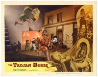 9d916 TROJAN HORSE LC #1 '62 mighty Steve Reeves in a surging spectacle of savagery & sex!