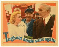 9d919 TUGBOAT ANNIE SAILS AGAIN LC '40 Alan Hale laughs at Jane Wyman staring at Clarence Kolb!