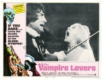 9d934 VAMPIRE LOVERS LC #1 '70 Hammer, taste the deadly passion of the blood-nymphs if you dare!