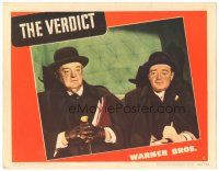 9d937 VERDICT LC #8 '46 close up of Peter Lorre & Sydney Greenstreet, directed by Don Siegel!