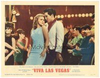 9d942 VIVA LAS VEGAS LC #8 '64 close up of Elvis Presley & sexy Ann-Margret dancing The Climb!