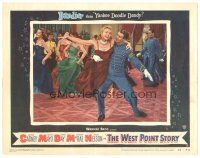 9d958 WEST POINT STORY LC #3 '50 military cadet Gene Nelson dancing with Virginia Mayo!