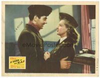 9d983 YANK IN THE R.A.F. LC '41 great romantic close up of Tyrone Power & Betty Grable!