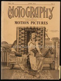 9e046 MOTOGRAPHY exhibitor magazine June 1912 biography of Pat Powers, the early producer!