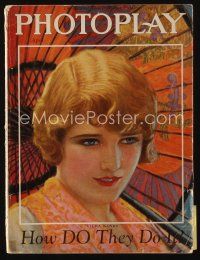 9e086 PHOTOPLAY magazine April 1926 wonderful colorful art of Vilma Banky by Livingston Geer!