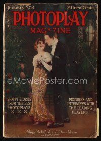 9e076 PHOTOPLAY magazine January 1914 great image of Mary Pickford & Owen Moore in Caprice!
