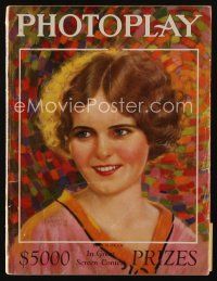 9e088 PHOTOPLAY magazine June 1926 colorful portrait of pretty Lois Moran by Livingston Geer!