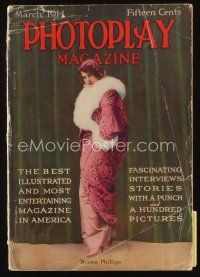 9e077 PHOTOPLAY magazine March 1914 full-length Norma Phillips, Florence Lawrence & more!
