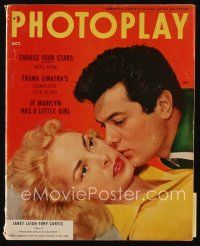 9e104 PHOTOPLAY magazine October 1954 Curtis & Leigh by Ornitz, If Marilyn Has a Little Girl!