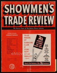 9e062 SHOWMEN'S TRADE REVIEW exhibitor magazine August 4, 1951 Thunder on the Hill!