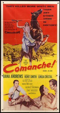 9f564 COMANCHE int'l 3sh R60s Dana Andrews, Linda Cristal, they killed more white men than any other