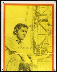 9f596 FIVE EASY PIECES INCOMPLETE 3sh '70 great close up of Jack Nicholson, directed by Bob Rafelson