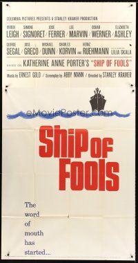 9f761 SHIP OF FOOLS 3sh '65 Stanley Kramer's movie based on Katharine Anne Porter's book!