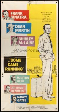 9f768 SOME CAME RUNNING 3sh '59 full-length art of Frank Sinatra w/Dean Martin, Shirley MacLaine