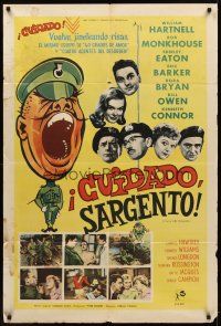 9f137 CARRY ON SERGEANT Argentinean '59 Shirley Eaton in a wacky English military comedy!