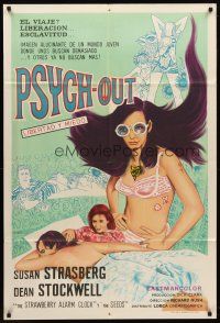 9f207 PSYCH-OUT Argentinean '68 AIP, psychedelic drugs, sexy pleasure lover Susan Strasberg!