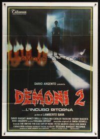 9f306 DEMONS 2 Italian 1p '87 written by Dario Argento, directed by Lamberto Bava!
