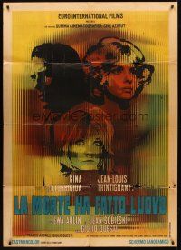 9f419 PLUCKED Italian 1p '67 Gina Lollobrigida, Jean-Louis Trintignant, Ewa Aulin
