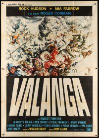 9f039 AVALANCHE Italian 2p '78 Croman, a winter wonderland becomes a nightmare of destruction!