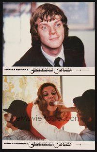 9g841 CLOCKWORK ORANGE 2 color 11x14 stills '72 Malcolm McDowell, image of rape scene!