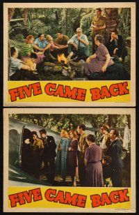 9g861 FIVE CAME BACK 2 LCs '39 plane crash survivors Lucille Ball, Wendie Barrie & more!