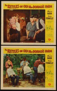 9g904 KETTLES ON OLD MacDONALD'S FARM 2 LCs '57 Marjorie Main & Parker Fennelly in the Ozarks!