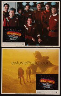 9g968 STAR TREK II 2 LCs '82 The Wrath of Khan, Leonard Nimoy, William Shatner, Kirstie Alley!