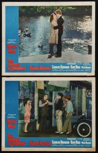 9g978 THIS PROPERTY IS CONDEMNED 2 LCs '66 romantic image of Natalie Wood & Robert Redford!