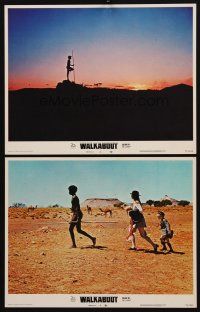 9g991 WALKABOUT 2 LCs '71 Jenny Agutter in the Outback w/David Gulpilil, Nicolas Roeg classic!
