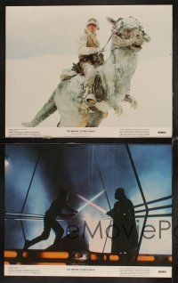 9g127 EMPIRE STRIKES BACK 8 color 11x14 stills '80 George Lucas, cool scenes from sci-fi classic!