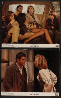 9g527 ONE FINE DAY 7 11x14 stills '96 Michelle Pfeiffer, George Clooney, romantic comedy!