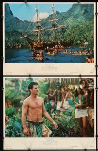 9g464 BOUNTY 7 LCs '84 Mel Gibson, Anthony Hopkins, Liam Neeson, Mutiny on the Bounty!