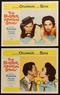9g611 BUSTER KEATON STORY 5 LCs '57 Donald O'Connor as The Great Stoneface comedian, Ann Blyth!