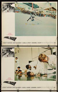 9g478 DOWNHILL RACER 7 LCs '69 Robert Redford, Camilla Sparv, Gene Hackman, great skiing images!
