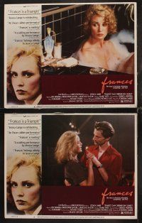 9g145 FRANCES 8 LCs '82 great images of Jessica Lange as cult actress Frances Farmer!