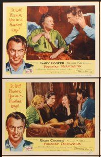 9g575 FRIENDLY PERSUASION 6 LCs '56 Gary Cooper, Marjorie Main, Dorothy McQuire!