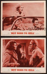 9g677 HOT RODS TO HELL 4 LCs '67 Dana Andrews, Jeanne Crain, Hotter than Hell's Angels!