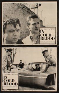 9g202 IN COLD BLOOD 8 LCs '68 Richard Brooks directed, Robert Blake, from Truman Capote novel!