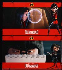 9g204 INCREDIBLES 8 advance LCs '04 Disney/Pixar animated sci-fi superhero family!