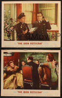 9g761 IRON PETTICOAT 3 LCs '56 Bob Hope & Katharine Hepburn hilarious together!