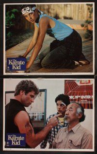 9g220 KARATE KID 8 LCs '84 Pat Morita, Ralph Macchio, Elisabeth Shue, teen martial arts classic!