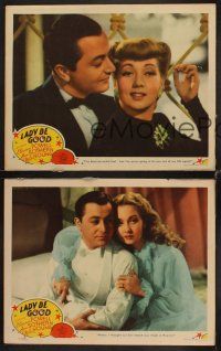 9g765 LADY BE GOOD 3 LCs '41 Rose Hobart watches Ann Sothern & Robert Young argue!