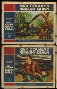 9g508 LAST TRAIN FROM GUN HILL 7 LCs '59 Kirk Douglas, Anthony Quinn, directed by John Sturges!