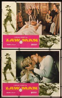 9g226 LAWMAN 8 LCs '71 Burt Lancaster, Robert Ryan, Lee J. Cobb, directed by Michael Winner!