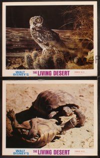 9g683 LIVING DESERT/VANISHING PRAIRIE 4 LCs '71 Walt Disney wildlife double-bill!