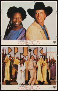 9g241 MADE IN AMERICA 8 LCs '93 Whoopi Goldberg, Ted Danson, Will Smith, Nia Long!