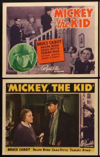 9g254 MICKEY THE KID 8 LCs '39 Ralph Byrd & Zasu Pitts, Tommy Ryan as the hero!