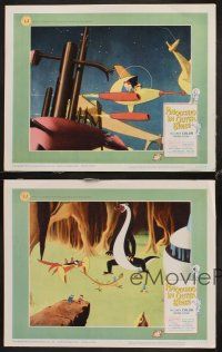 9g699 PINOCCHIO IN OUTER SPACE 4 LCs '65 great sci-fi cartoon artwork, explore new worlds of wonder!
